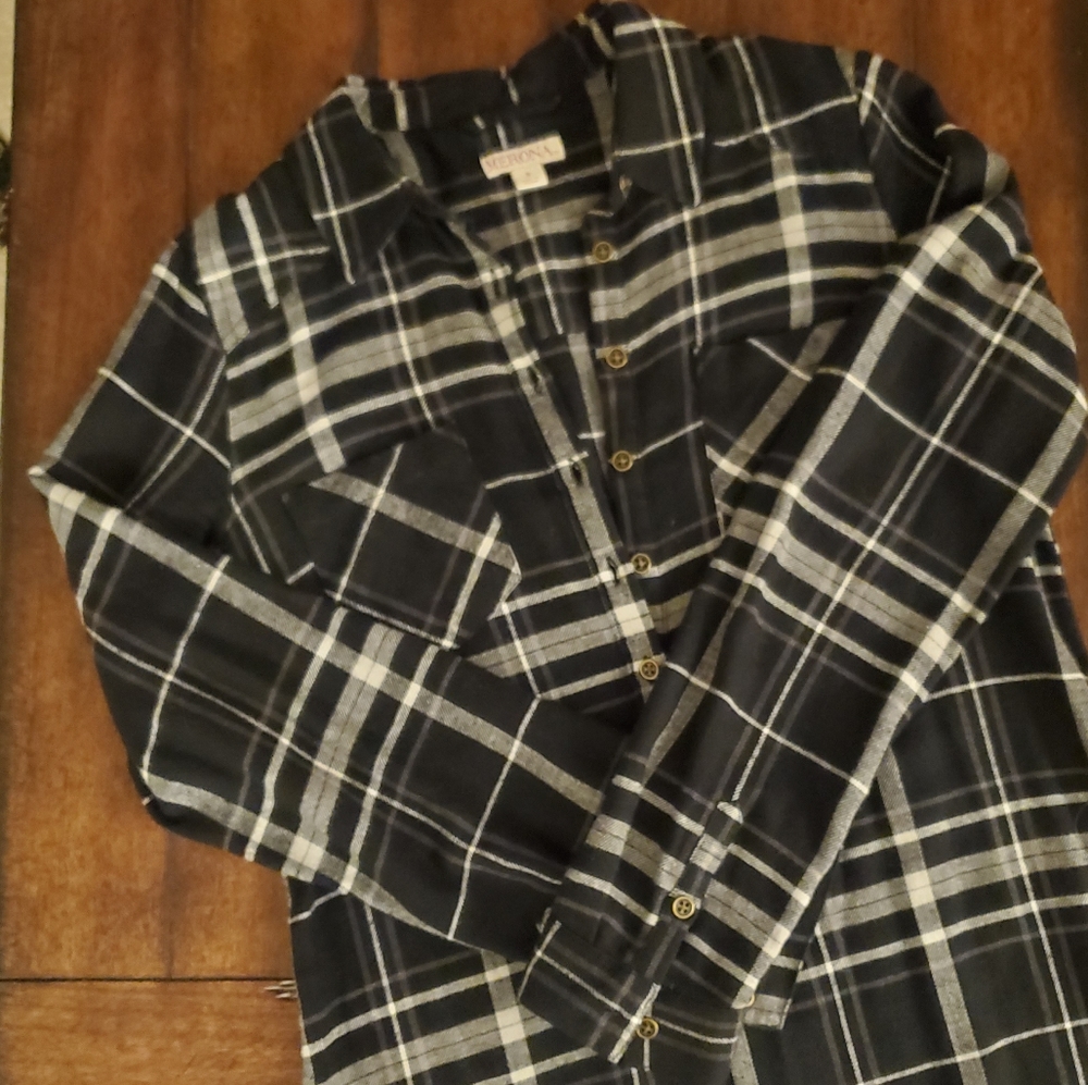 Marina Flannel Shirt Dress with tie